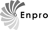 Enpro logo)b&w_160